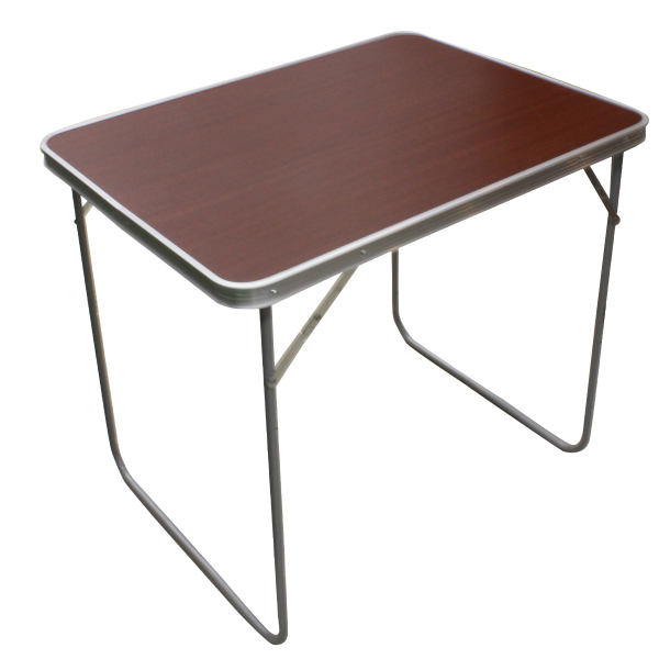 Стол складной алюминевый, красное дерево 80х60 см JH42-1 CN