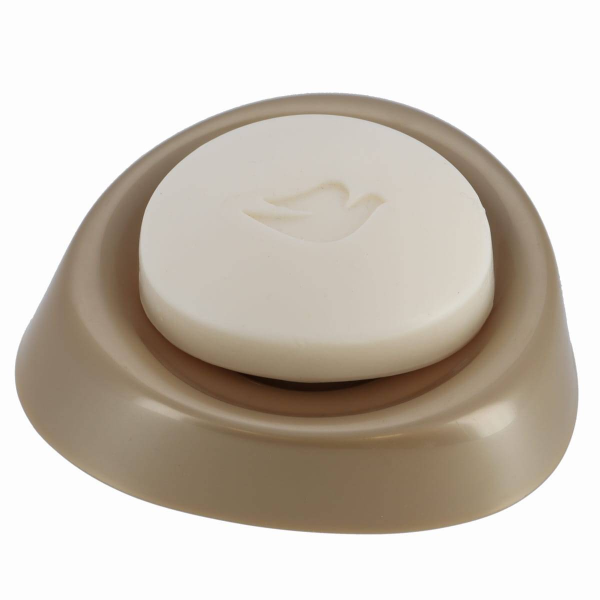 Мыльница Tendance пластик серо-коричневый 6418165