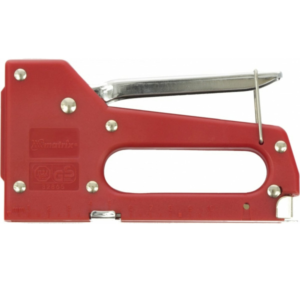 Степлер мебельный пластиковый, тип скобы 53, 4-8 мм// Matrix