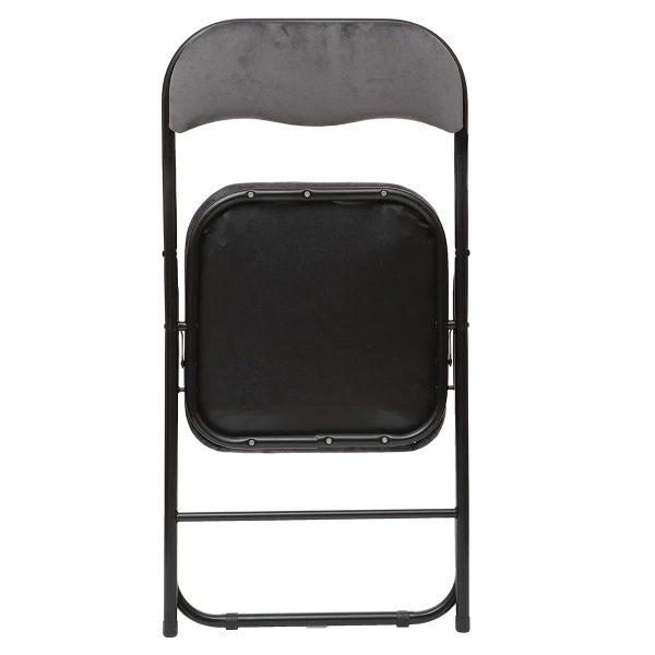 Стул складной 5Five 44х48,5х79 см серый бархат 164715B