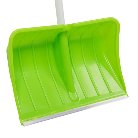 Лопата для уборки снега пластиковая PROFI, 535х375х1400 мм, стальной черенок Palisad