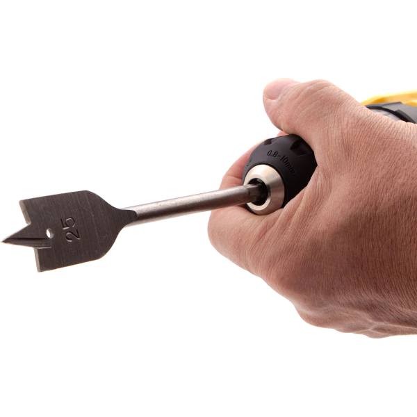 Набор сверл перовых по дереву, 10-12-16-18-20-25 мм, 6 шт. 6-гранный хвостовик// SPARTA