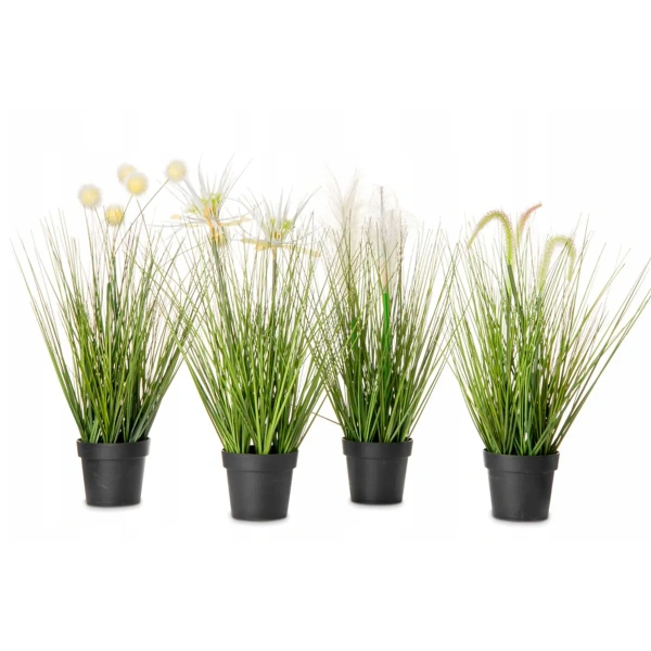 Растение искусственное в горшке Трава 46 см 4 вида в ассортименте 317220070 К