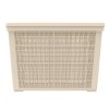 Корзина Альт-Пласт Лён для хранения с крышкой плетёная 65л слоновая кость АП 453