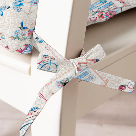 Подушка для стула Самойловский Текстиль История открыток 40х40 см 762777