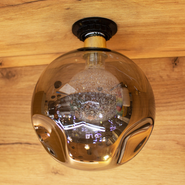 Лампа декоративная LED PG150 3W 3000K шар Хром