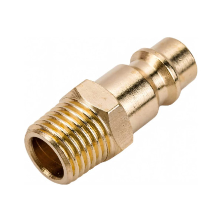 Соединение быстросъем. ПАПА х нар. резьба 1/4" (латунь) ECO, арт.AB-M/MT14