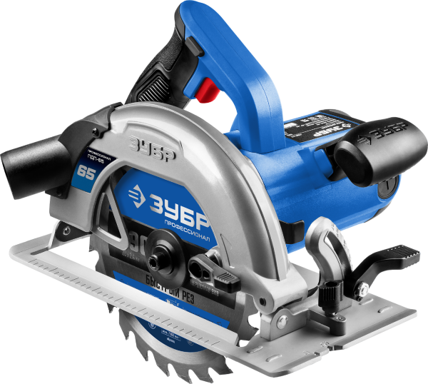 Пила дисковая ЗУБР Профессионал, ПДП-65, 90°-65 мм, диск 190 мм, 1600 Вт