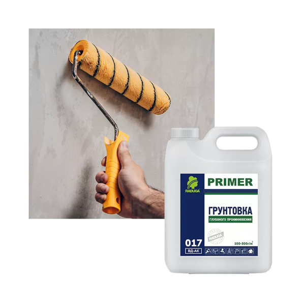Грунтовка глубокого проникновения "Радуга-017" акриловая 10 л