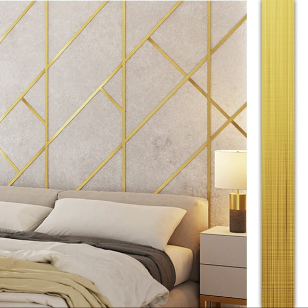 Полоса золото мат 50мм