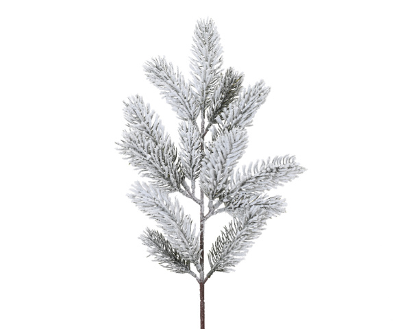 Ветка хвойная заснеженная 5х11х49 см PE 684937 Kmg