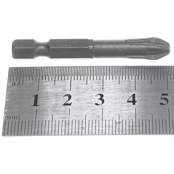 Биты KRAFTOOL ЕХPERT торсионные кованые обточенные Cr-Mo сталь тип хвостовика E 1/4 PZ3 50мм 2шт