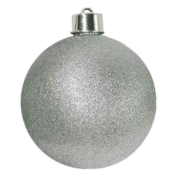 Шар елочный 20 см House of seasons серебро 1124651