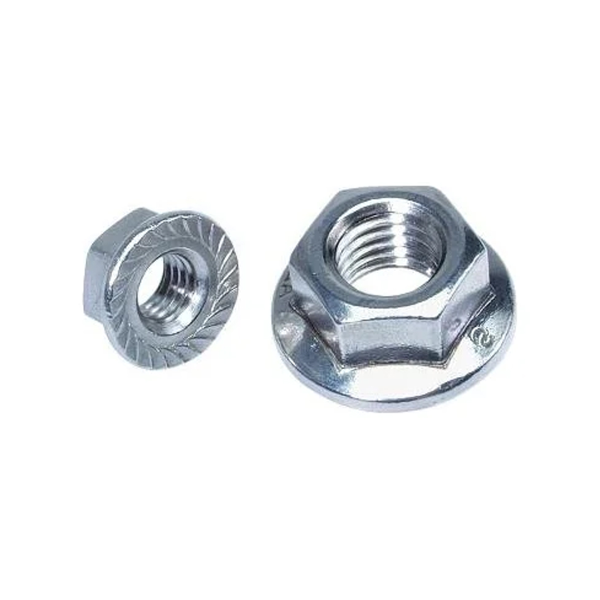 Гайка М10 с фланцем, цинк, DIN 6923 (5 шт в зип-локе) STARFIX, арт.SMZ1-66045-5