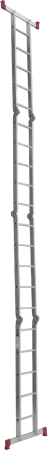Четырехсекционная лестница-трансформер, стремянка, алюминиевая, шарнирная 4х5, нагрузка до 150 кг