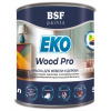 Краска акриловая полуматовая, атмосферостойкая, для мебели и дерева "EKO Wood Pro" 0,9 л