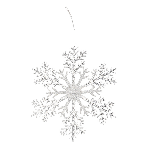 Украшение подвесное Feeric Снежинка 30 см 192288