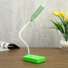 Лампа настольная 79956/1 LED 2Вт USB батарейки 3АА зеленый 10х7х37 см   4734821