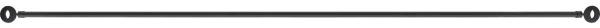 Карниз телескопический одинарный Luance 210-280 см D19 матовый черный 75022210955