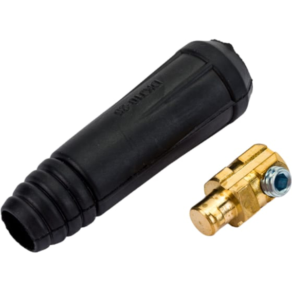 Разъем сварочный 10-25 мм2 DX25 Solaris (папа), арт.WA-2473