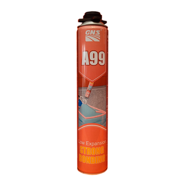 Клей пена пистолетная Gns A99 Pu Adhesive Foam Gun Type, 750 мл., 900 г. (OFF-WHITE)