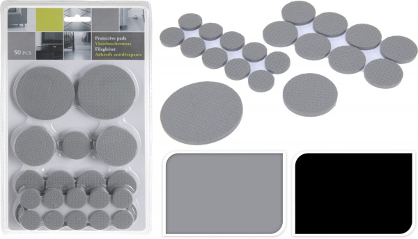 Протекторы противоскользящие для мебели 50 шт 836680350 K