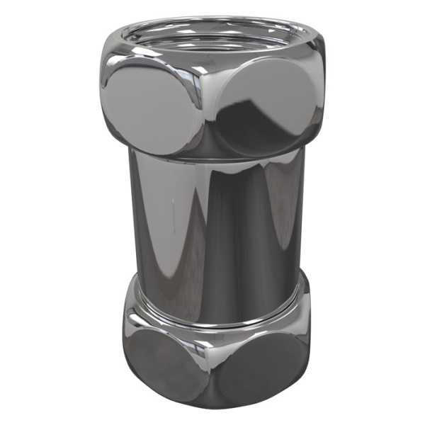 Соединение прямое г/г 1х1/2" (Хром) арт.06382