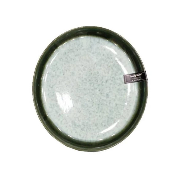 Тарелка десертная DH Eyemazy green Ø 20 см х3 см фарфор T25-02