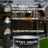 Графитовая Грунт-Эмаль по ржавчине "DALI" 0,75 л -серый