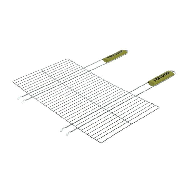 Решетка-гриль BOYSCOUT Гигант, веер в ПОДАРОК, 55 (+5)х57х30 см