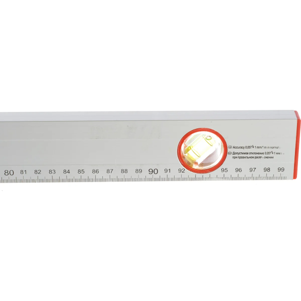 Уровень алюминиевый, 1000 мм, 3 глазка, линейка// SPARTA