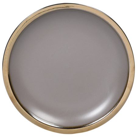 Тарелка десертная 21 см 4 цвета в ассорт. керамика Q75102450 К