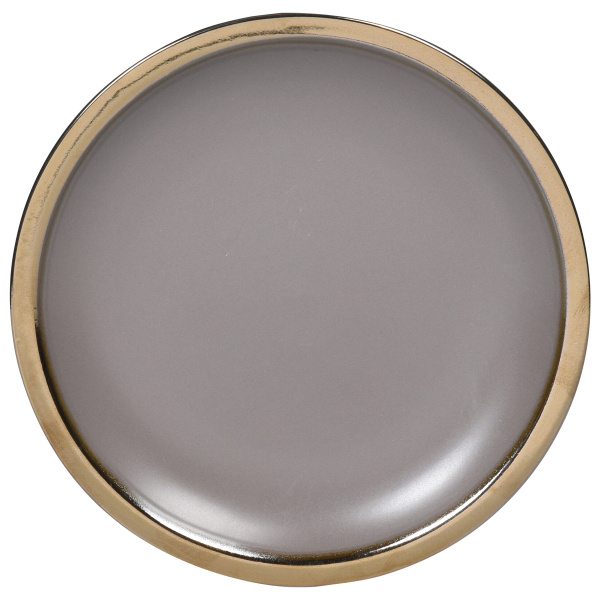 Тарелка десертная 21 см 4 цвета в ассорт. керамика Q75102450 К