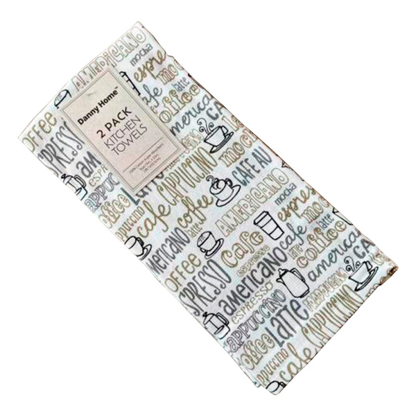 Набор кухонных полотенец DH Кофе 2 шт 38х63,5 см CN