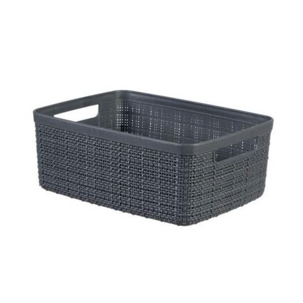 Корзина Curver Jute для хранения S 5л темно-серый