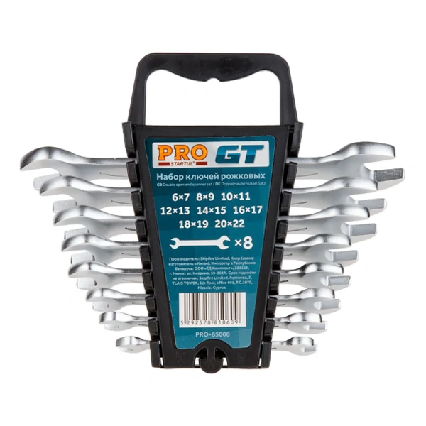 Набор ключей рожк. 6-22мм 8шт PRO STARTUL GT (PRO-85008)