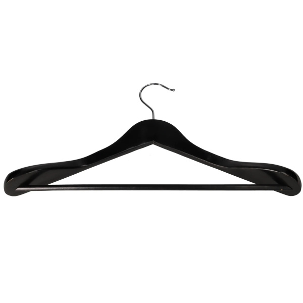 Вешалка для одежды DH с широкими плечами черный WH015B