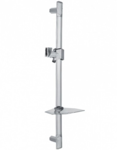 Стойка душевая Lemark 685 мм LM8066C с шестиугольной мыльницей, хром,блистер