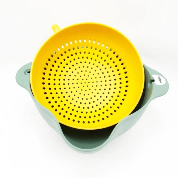 Миска-дуршлаг DH 28,5 см пластик DH3437-GREEN