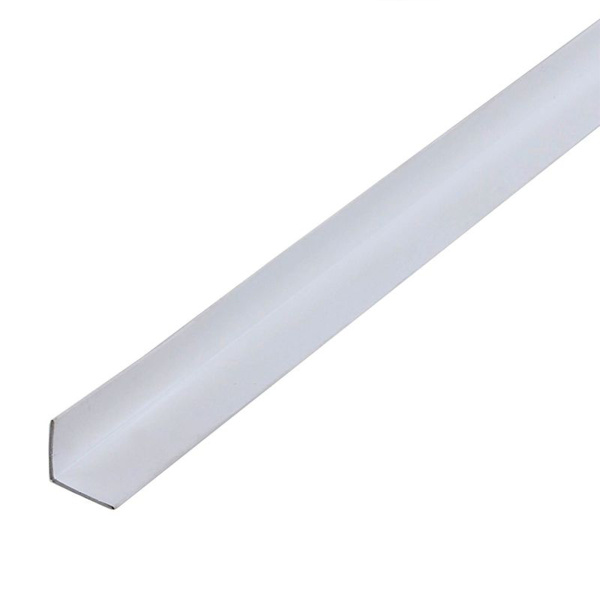 Угол арочный 20*12мм  2,7м "Идеал" 001/Белый