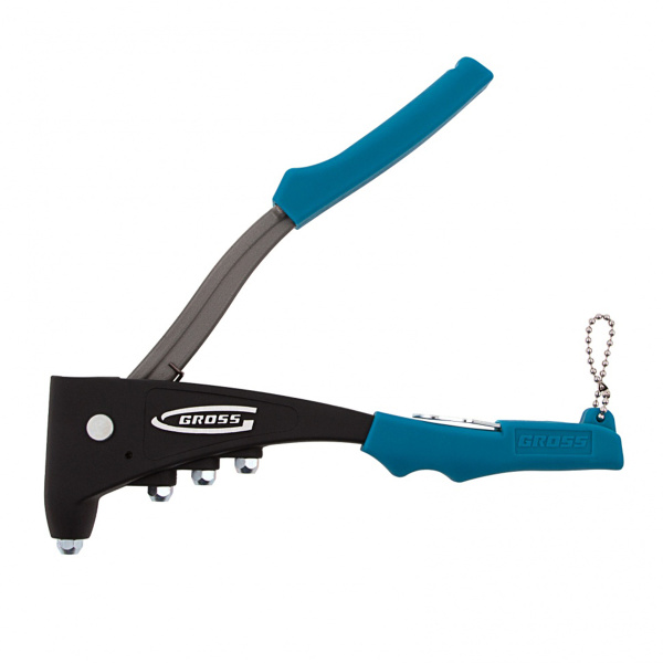 Заклёпочник GROSS литой усиленный заклёпки 2,4-4,8мм