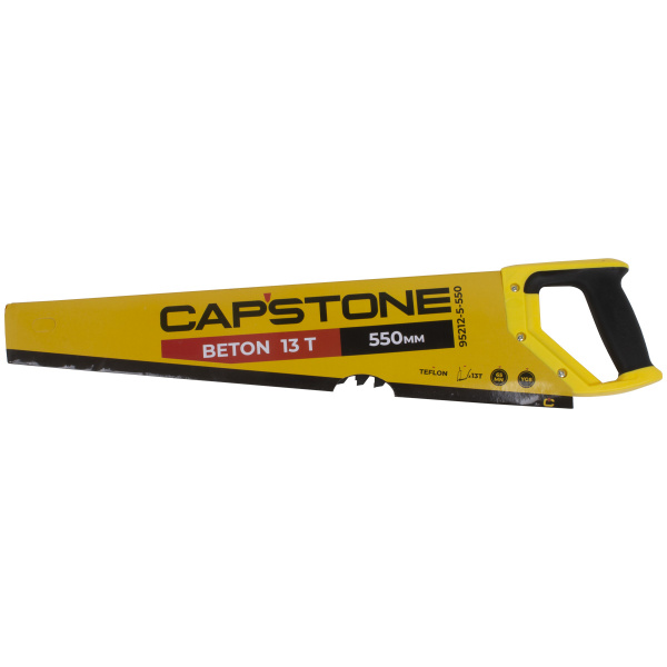 Ножовка по пенобетону CAPSTONE 95212-5-550, тефлон, 13 зубцов YG8, 2-комп. пластиковая ручка, 550мм