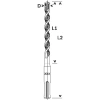 Сверло по бетону BOSCH ,SDS plus-1, 12x100x160