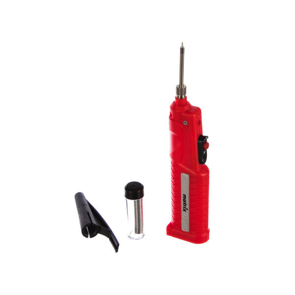 Паяльник беспроводной 4.5 В, 8 Вт, 350°С, припой 10г., работа от эл.питания 3хАА// Matrix