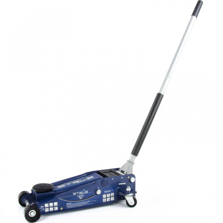 Домкрат гидравлический подкатной, быстрый подъем, 3т QUICK LIFT, 130-465 мм, проф// Stels