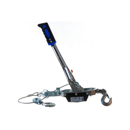 Лебедка ЗУБР "ЭКСПЕРТ" автомобильная, тросовая, 2т