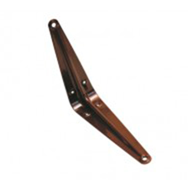 Кронштейн с ребром жесткости 75х100 мм коричневый STARFIX, арт.SMP-41456-1