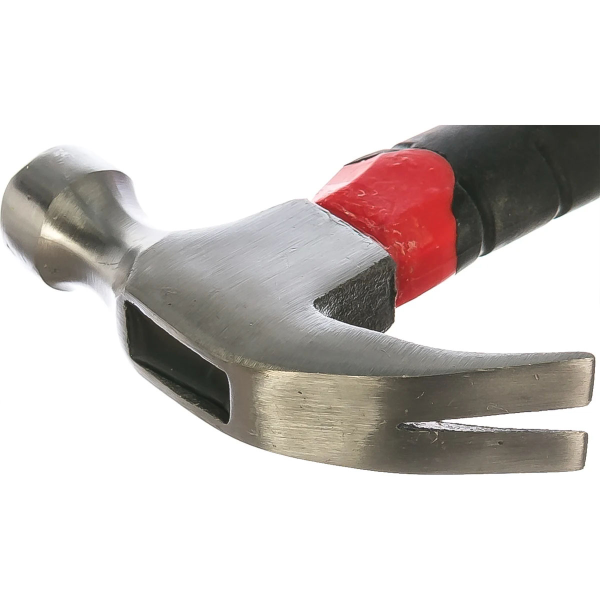 Молоток-гвоздодер мини, фибергласовая двухкомпонентная рукоятка, 250г//Matrix