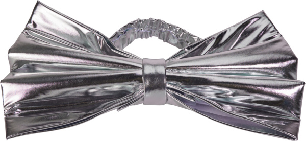 Бант декоративный на стул 50х34 см серебро AWR413720 К