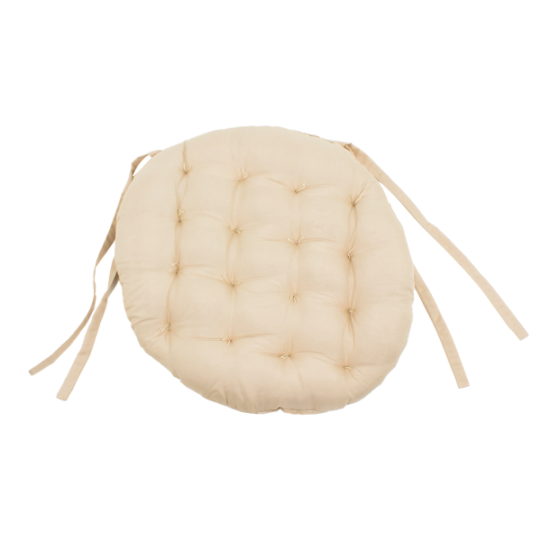 Подушка для стула Quiet Luxury D40 см кремовый 848059 Kmg